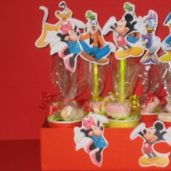 Mickey en minnie en zijn vriendjes uitdeeldoos.