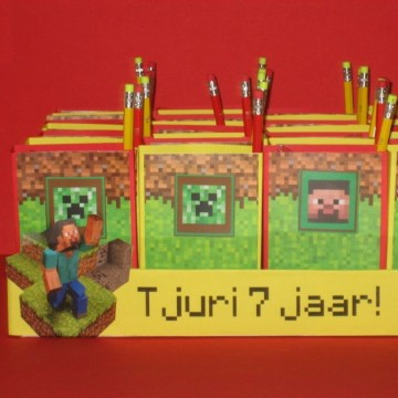 Minecraft uitdeeldoos.