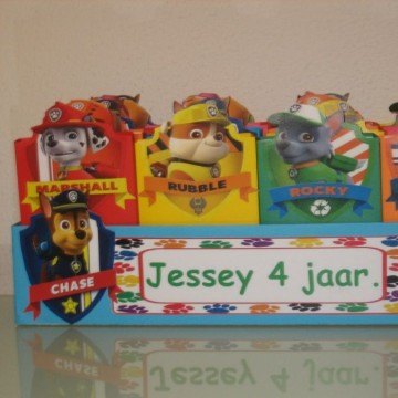 Paw Patrol traktatie doosjes