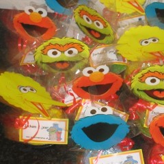 Sesamstraat Koekiemonster, Elmo, Kermit etc.