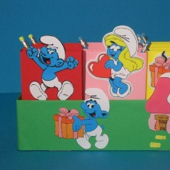 Smurfen uitdeeldoos.