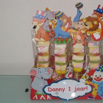 Traktatie circus dieren.