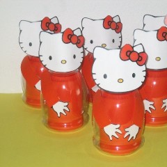 Traktatie fles Hello Kitty.