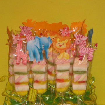 Snoepstokjes dieren.