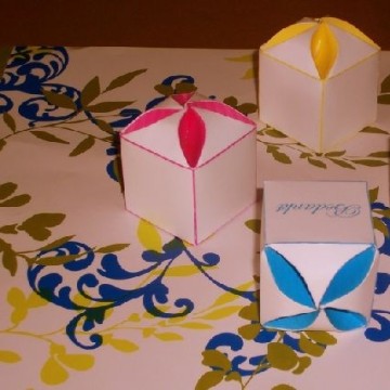 Bloembonbondoosje voor de meester of juf