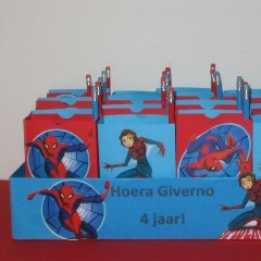 Spiderman/Spiderwoman uitdeeldoos.