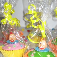 Clown  cakejes.