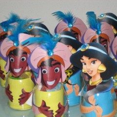 Aladdin en Yasmin flestraktatie