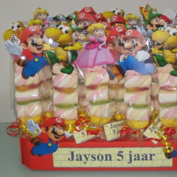 Mario en vrienden snoepstokjes